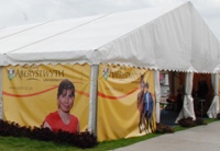 The University's stand at the Eisteddfod